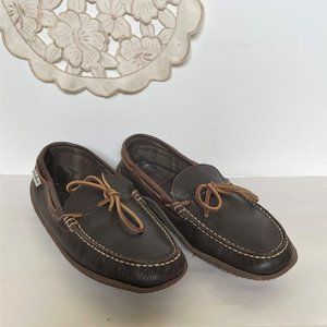 LLBean Men’s Brown Leather Moccasins